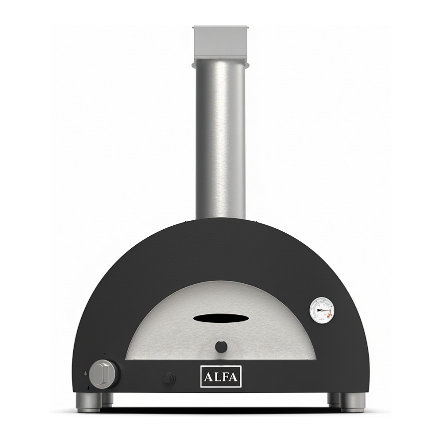 Alfa Forni Moderno 1 Pizza Gas Schiefer Grau Garten