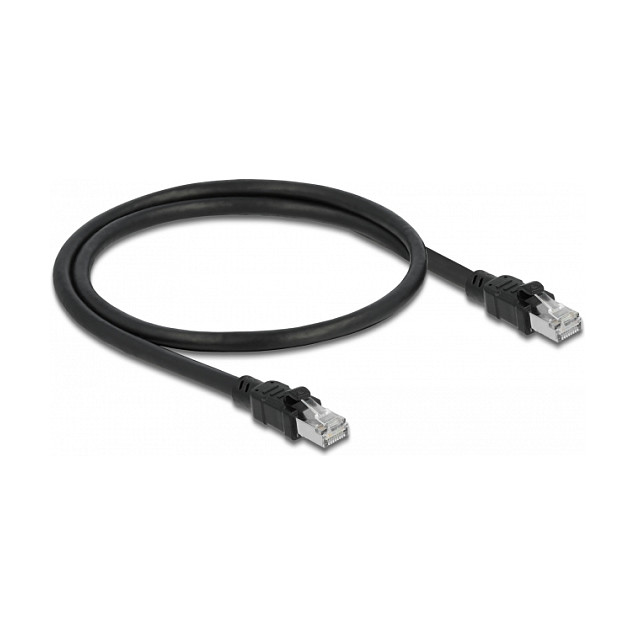Delock Netzwerkkabel RJ45 Cat.6A F/UTP mit innerem Metallmantel 0,5 m