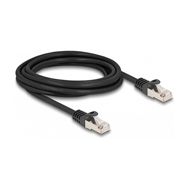 Delock Kabel RJ50 Stecker zu RJ50 Stecker F/UTP 3 m schwarz