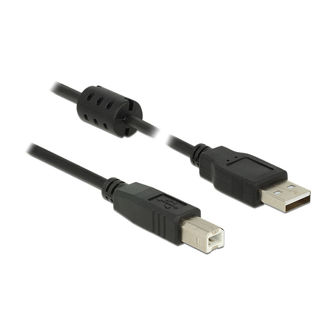 DeLOCK 5m, USB 2.0-A/USB 2.0-B USB cable USB