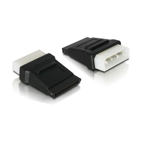 DeLOCK Cable Power SATA HDD > 4pin male Computer
