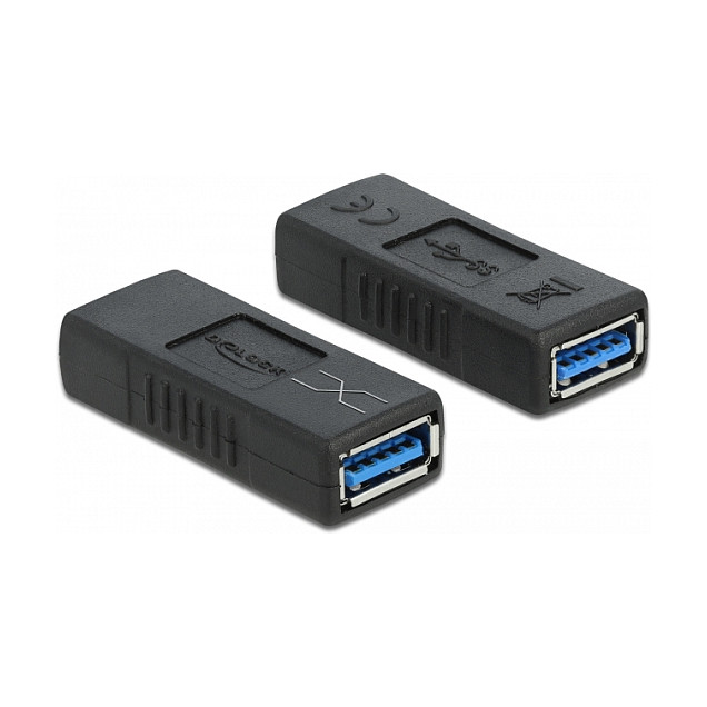 Delock USB 3.0 Adapter Typ-A Buchse zu Typ-A Buchse (gekreuzt)