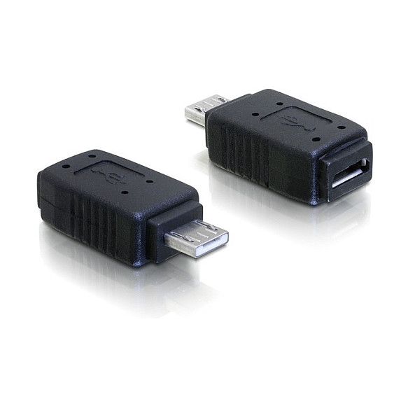 DeLOCK Adapter USB micro-A+B female to USB micro A-male USB