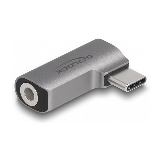 Delock Audio Adapter USB Type-C™ Stecker zu 3,5 mm 4 Pin Klinkenbuchse