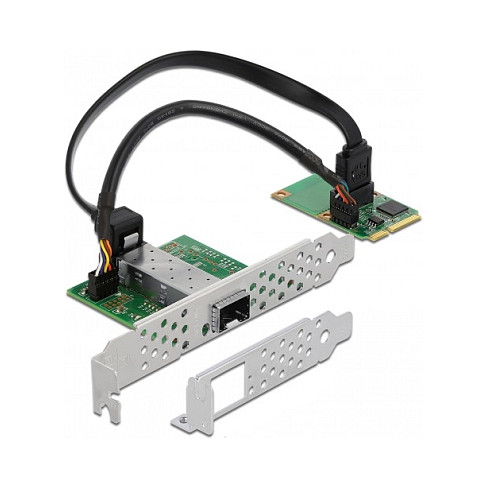 Mini PCIe I/O PCIe full size 1 x SFP Gigabit LAN