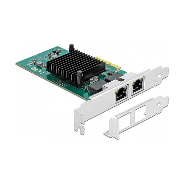 PCI Express x4 Netzwerkkarte Gigabit LAN 2 x RJ45 i82576