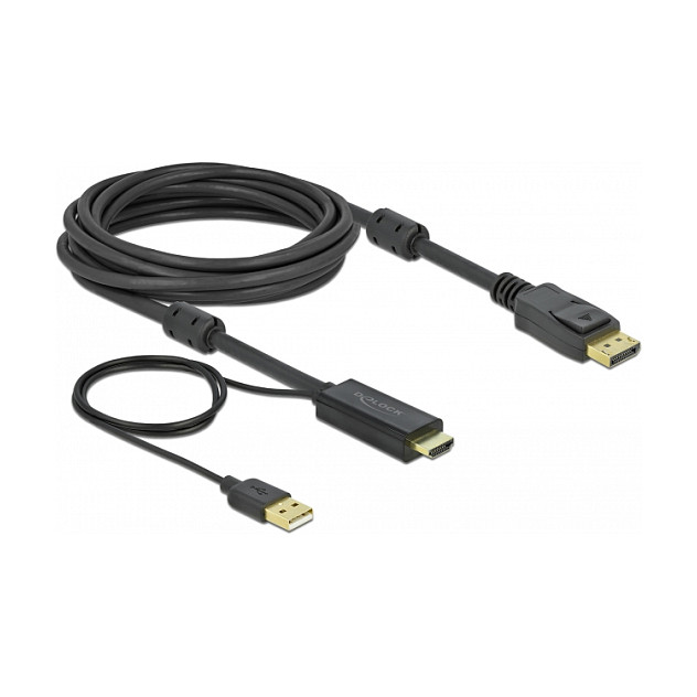 HDMI zu DisplayPort Kabel 4K 30 Hz 5 m