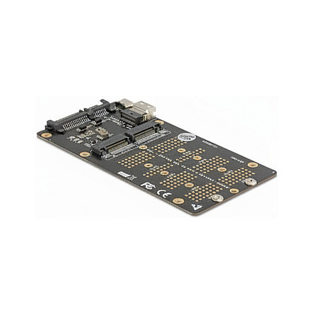 Konverter M.2 Key M NVMe SSD zu SFF-8654 und M.2 Key B SATA SSD zu SATA Computer