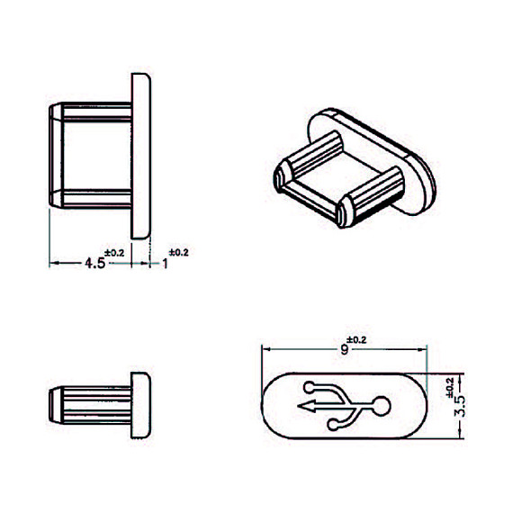 DeLOCK 64007 socket safety cover