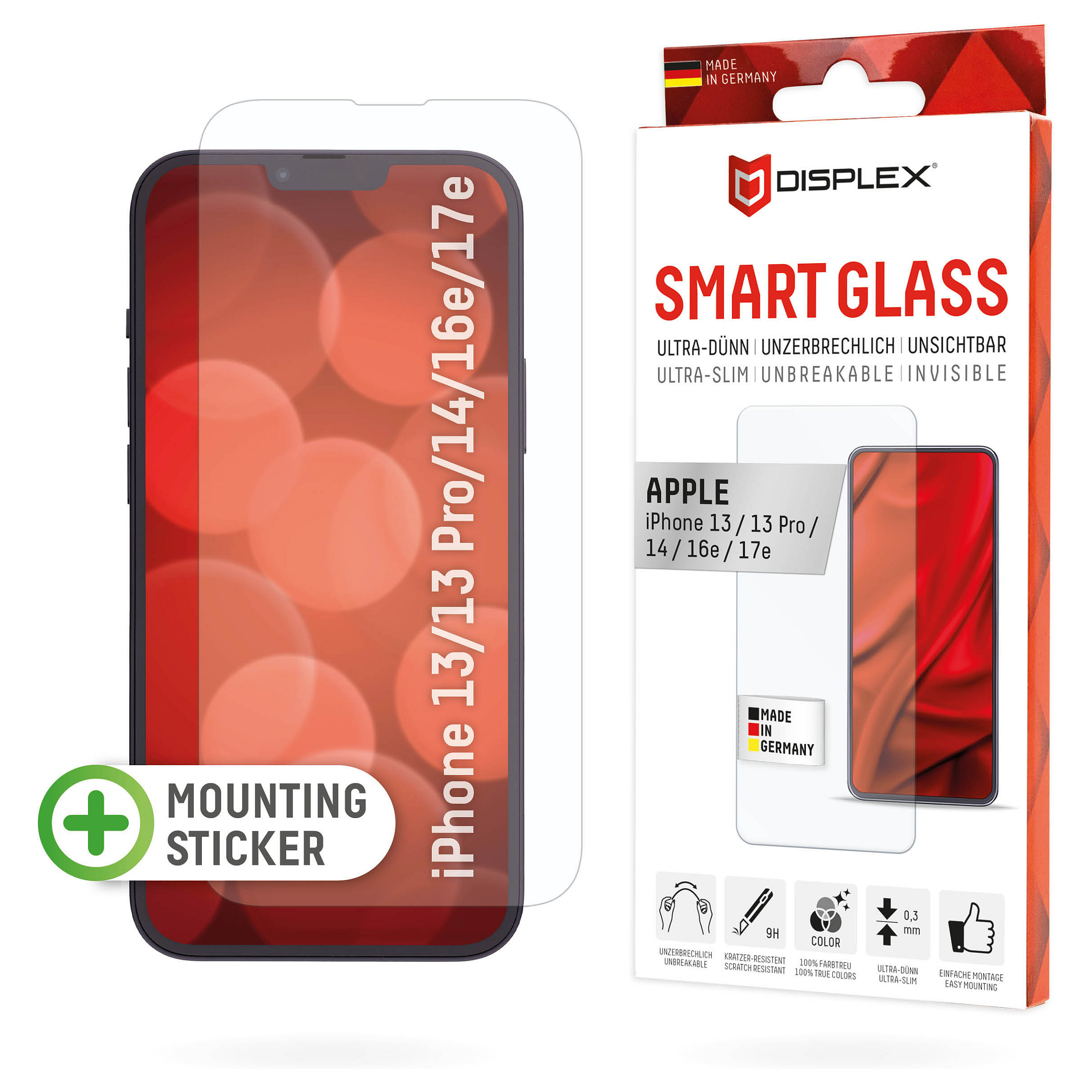 Displex 01714 mobile phone screen/back protector Smartphone Zubehör