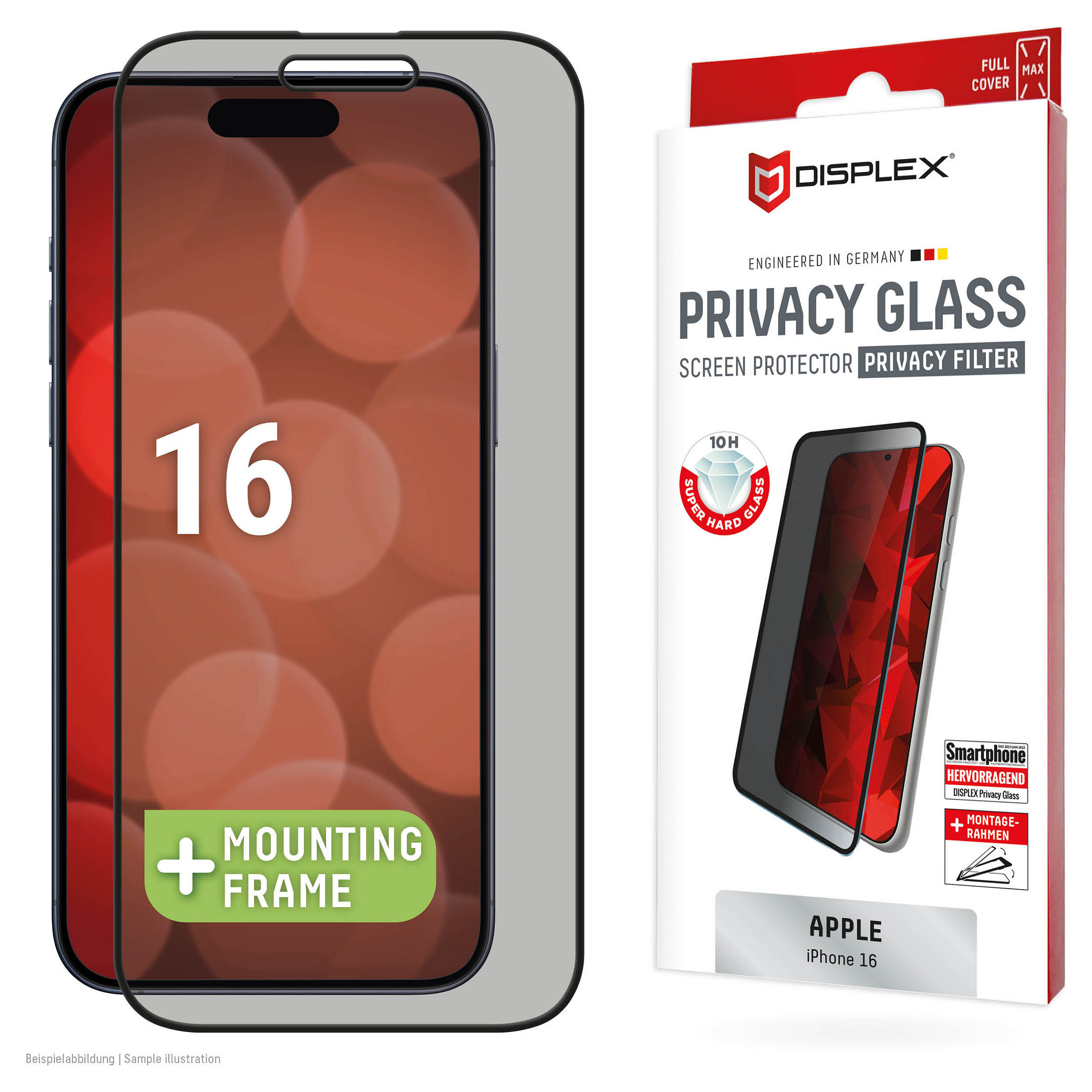 Displex 02016 mobile phone screen/back protector Smartphone Zubehör