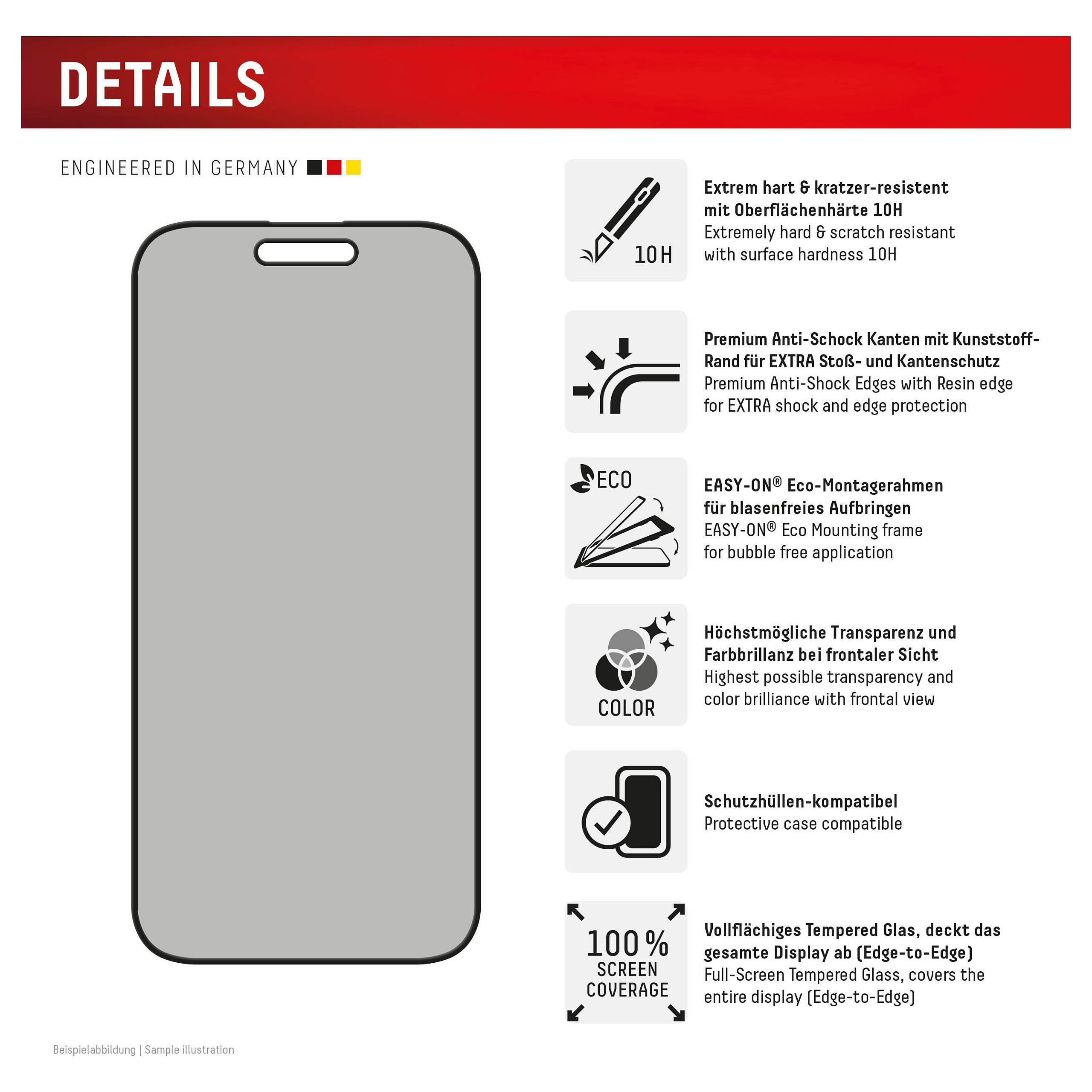 Displex 02016 mobile phone screen/back protector