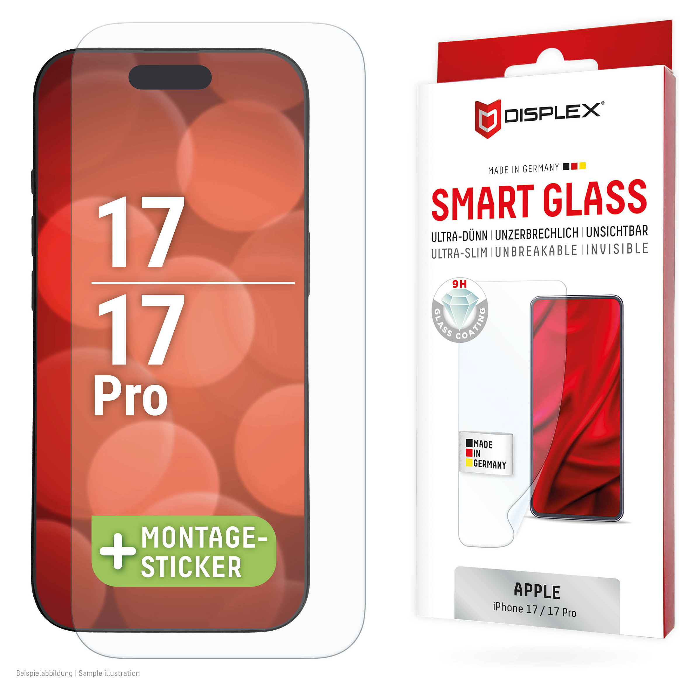 Displex 02169 mobile phone screen/back protector Smartphone Zubehör