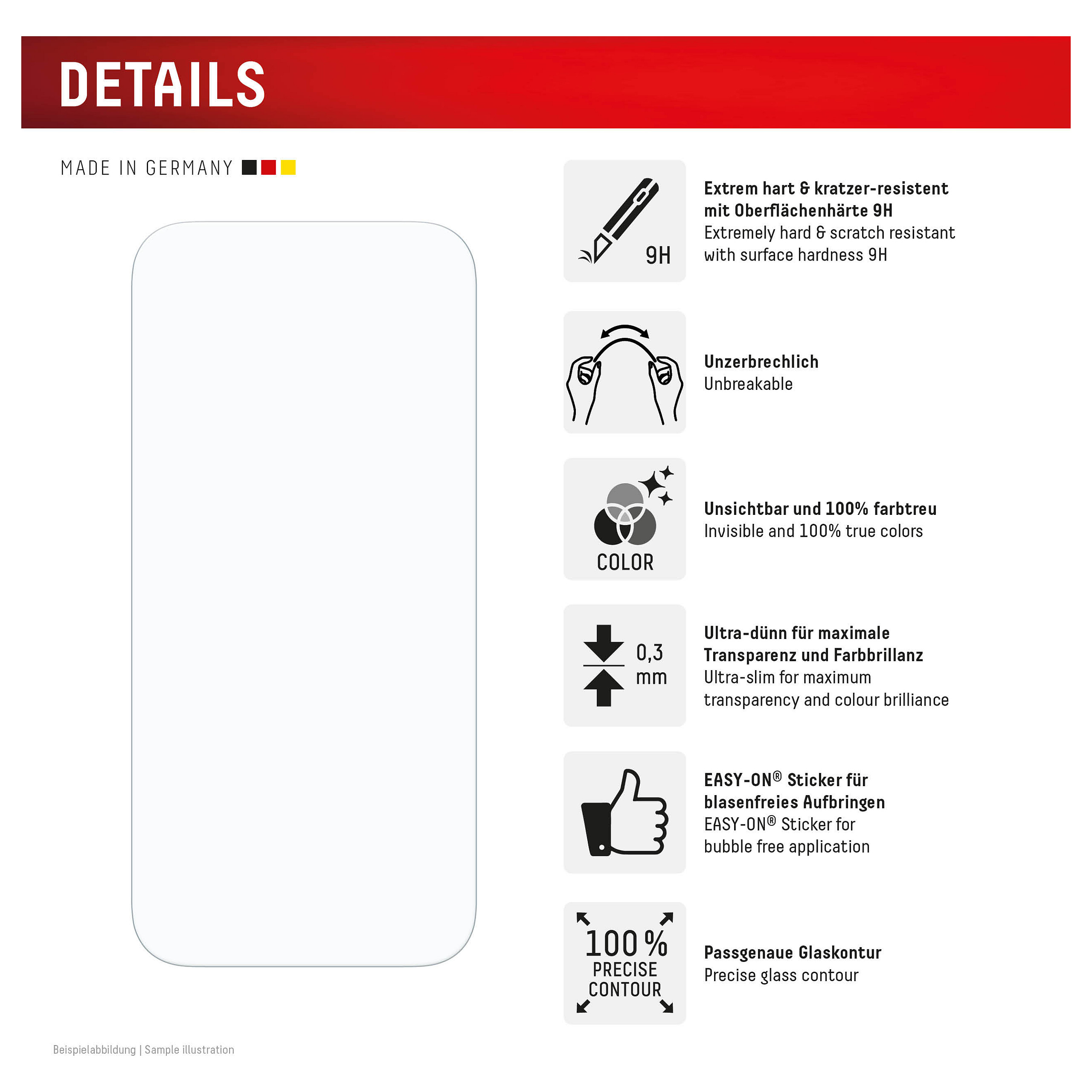 Displex 02169 mobile phone screen/back protector