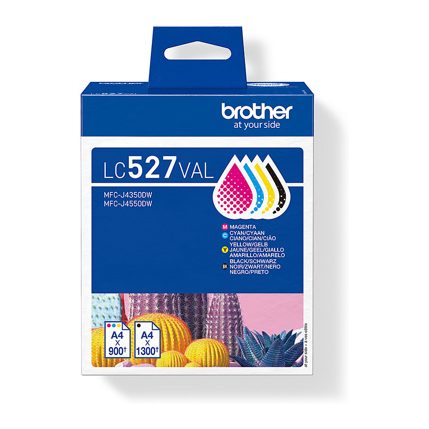Brother Tintenpatrone LC-527VAL Multipack (je 1x BK/M/C/Y)