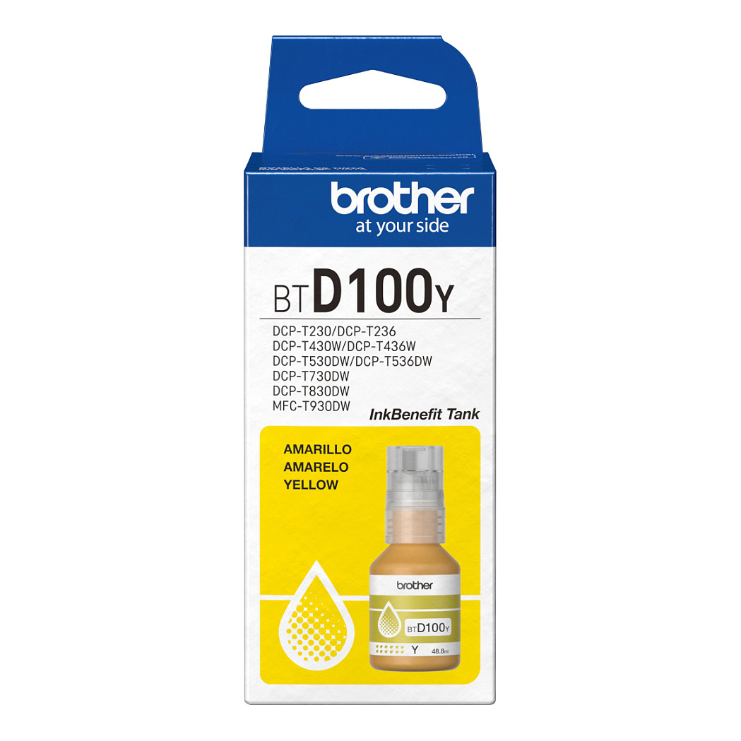 Brother BTD100Y printer ink refill