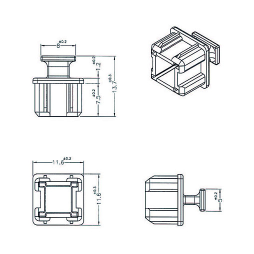 DeLOCK 64012 socket safety cover