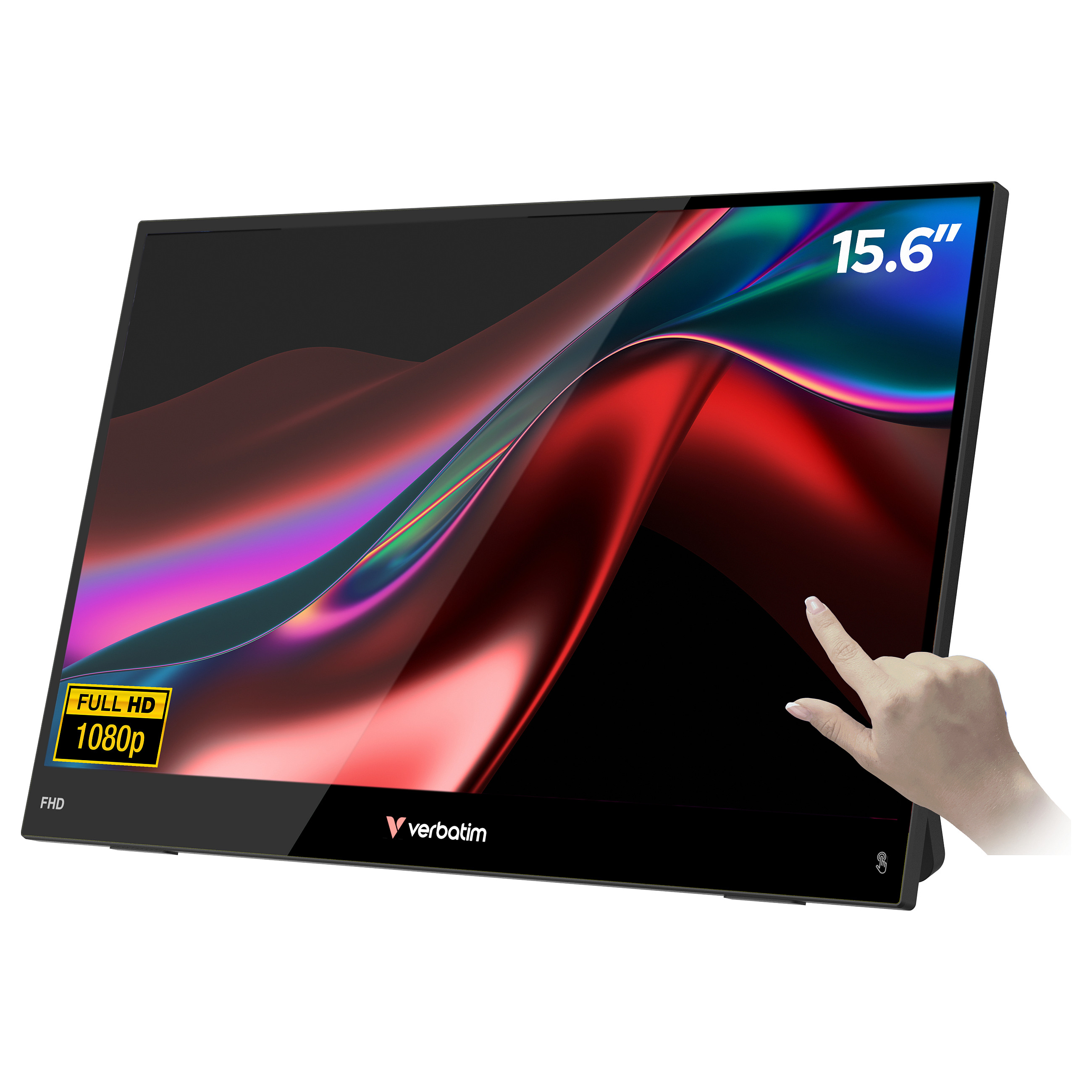 Verbatim Portable Monitor 15,6" Full HD Touchscreen Monitor