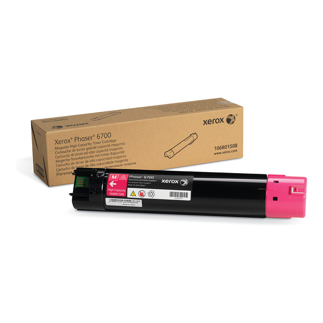 Xerox Cartridge 6700 Magenta HC (106R01508) Toner
