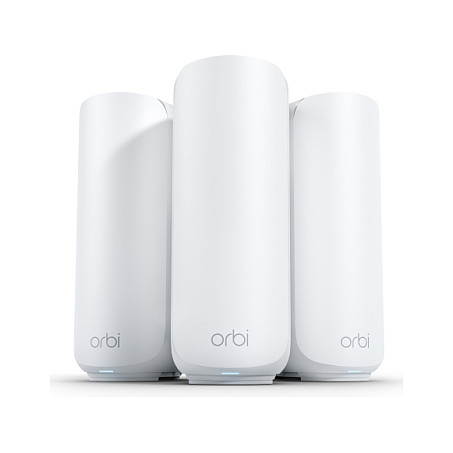 Netgear Orbi 370 Serie Dual-Band WiFi 7 Mesh 3er Pack, Access Point (wei, 3 Access Points)