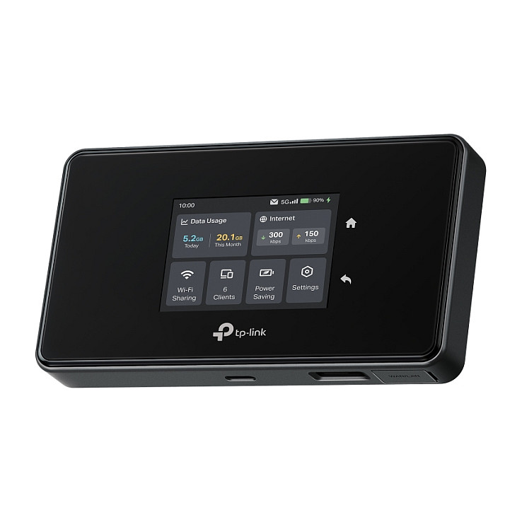 TP-Link M8550 5G WiFi 6E Router 5G (bis zu 3,4 Gbit/s), WLAN AX (bis zu 3,6 Gbit/s), 1x 1G WAN/LAN