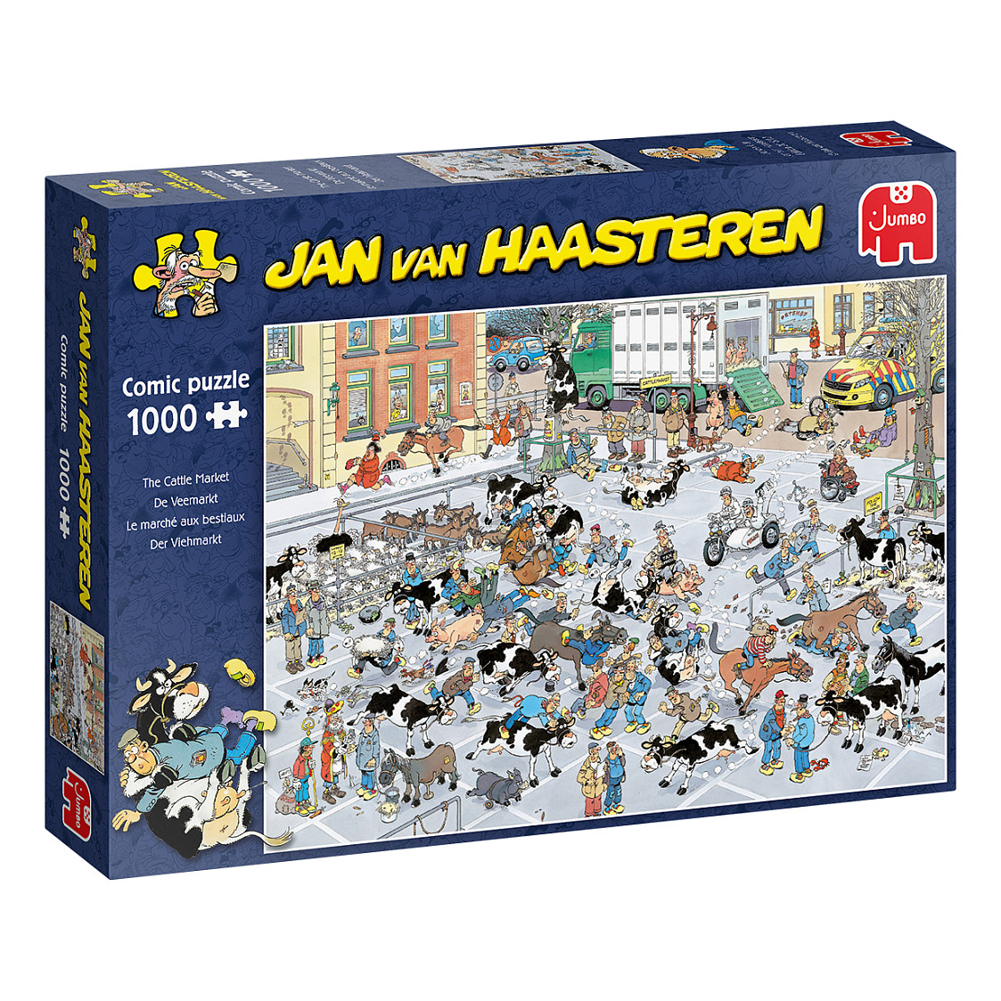 Jan van Haasteren Der Vieh-Markt ViehMarkt 1000 Teile Puzzle (19075)