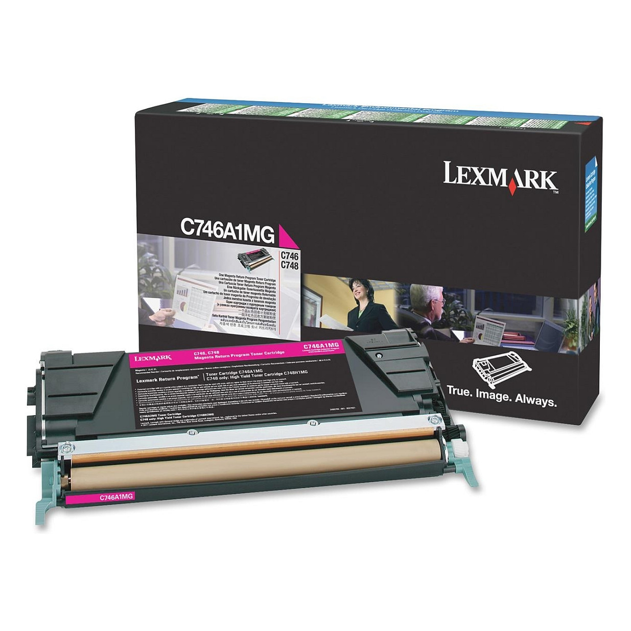 LEXMARK C746, C748 7K Toner magenta Standardkapazitt 7.000 Seiten 1er-Pack With returnprogram Toner
