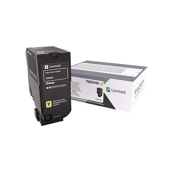 LEXMARK High Yield Gelb Toner Regular Open Channel CRTG / 10.000pgs (CS/X727/CS728) Toner