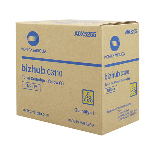 A0X5255 KONICA TNP51Y Bizhub Toner Toner