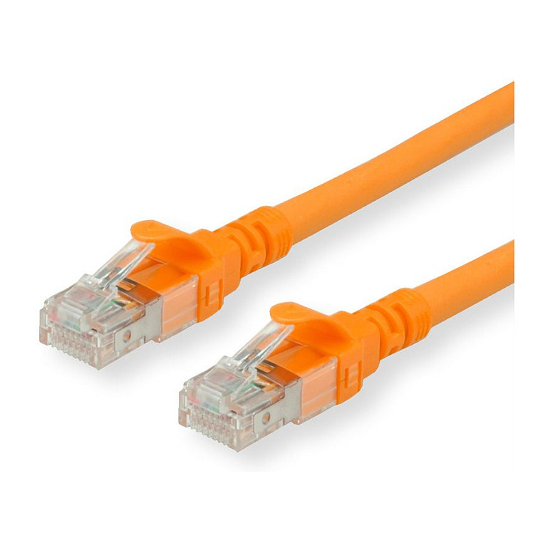 ROLINE Patchkabel Cat.6A UTP, Component Level, LSOH, orange, 7,5 m