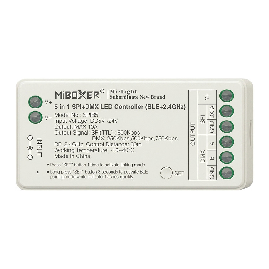 Pixel LED Controller SPI-Serie 5 in 1 SPI+DMX (2.4GHz+BLE) *Milight/Miboxer* Beleuchtung