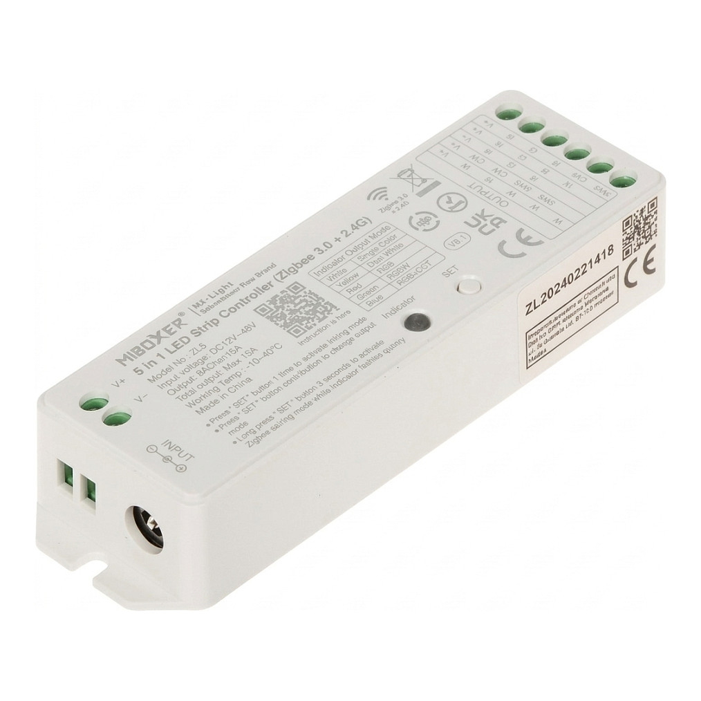 LED Controller Classic-Serie 5in1 RGB-WW (RGB-CCT) DC12~48V Zigbee 3.0/2.4G*Milight/Miboxer* Beleuchtung