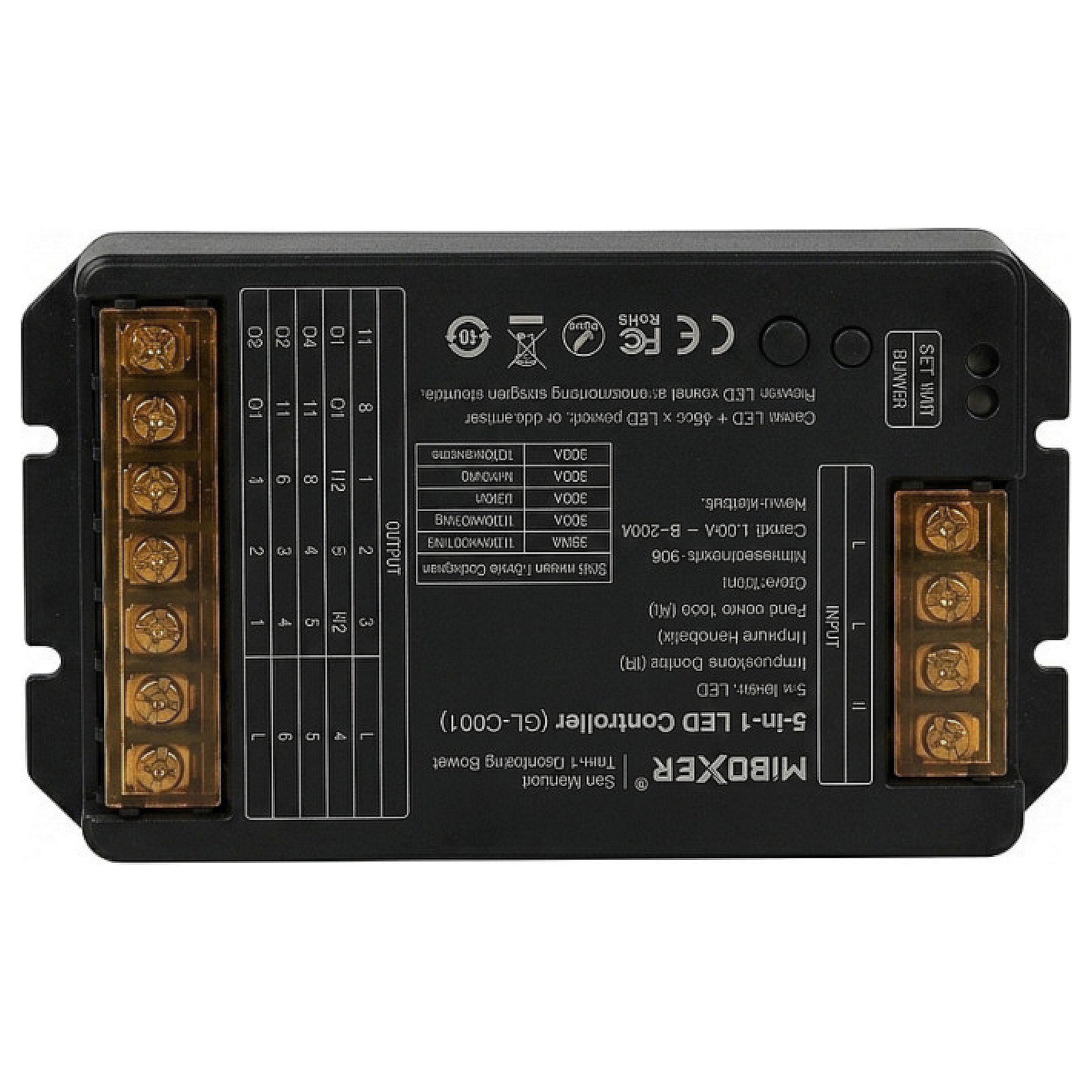 LED Controller HC-Serie 5in1 RGB-WW (RGB-CCT) DC12~48V 2.4G HP 30A*Milight/Miboxer* Beleuchtung