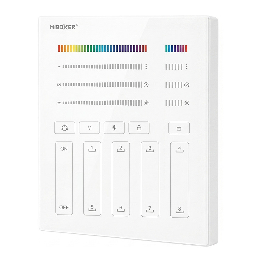 Pixel LED SPI Smart Panel Fernbedienung RGB-WW (RGB/RGB-W/RGB-CCT) *Milight/Miboxer* Beleuchtung