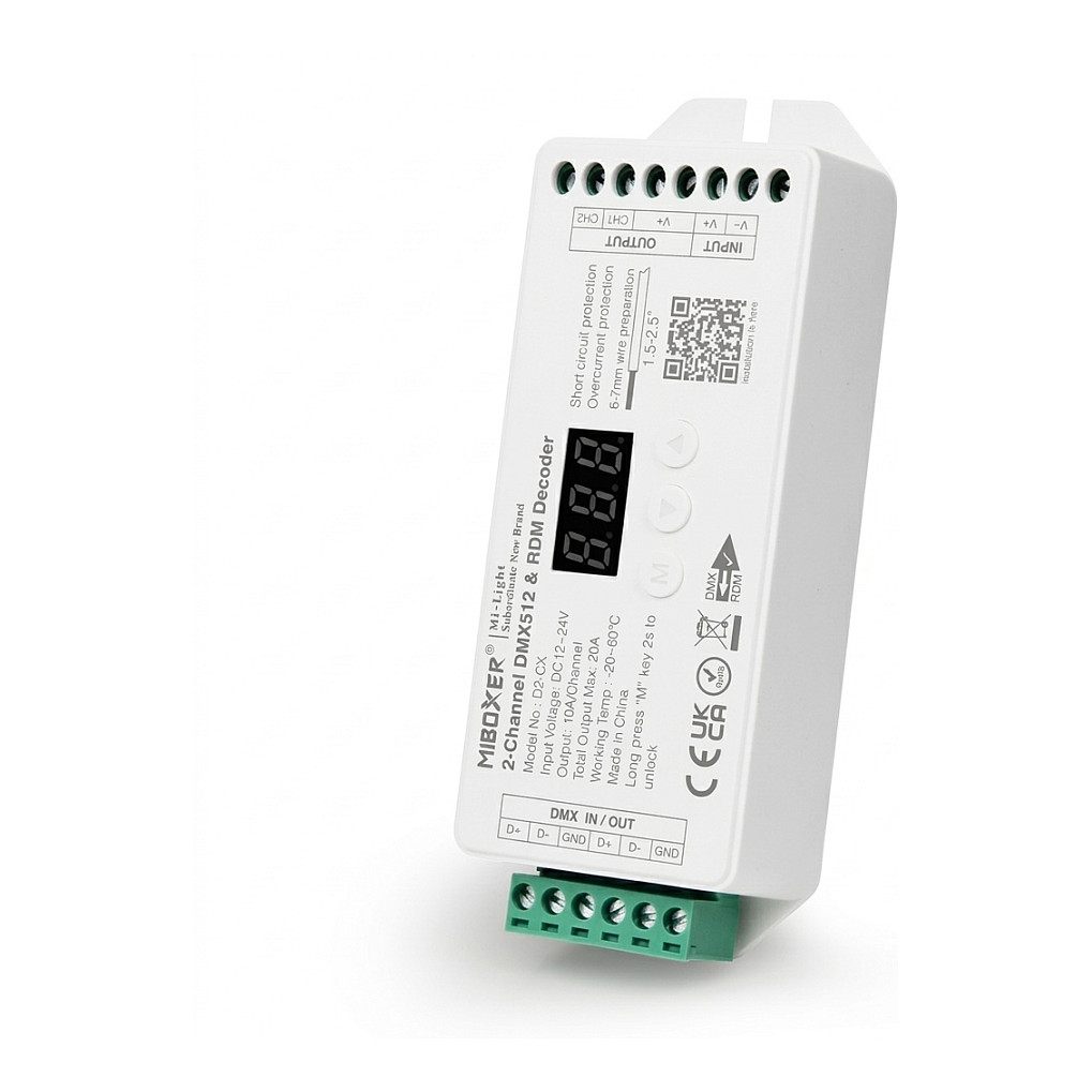 LED DMX 2-Kanal LED Controller DMX-Serie *Milight/Miboxer* Beleuchtung