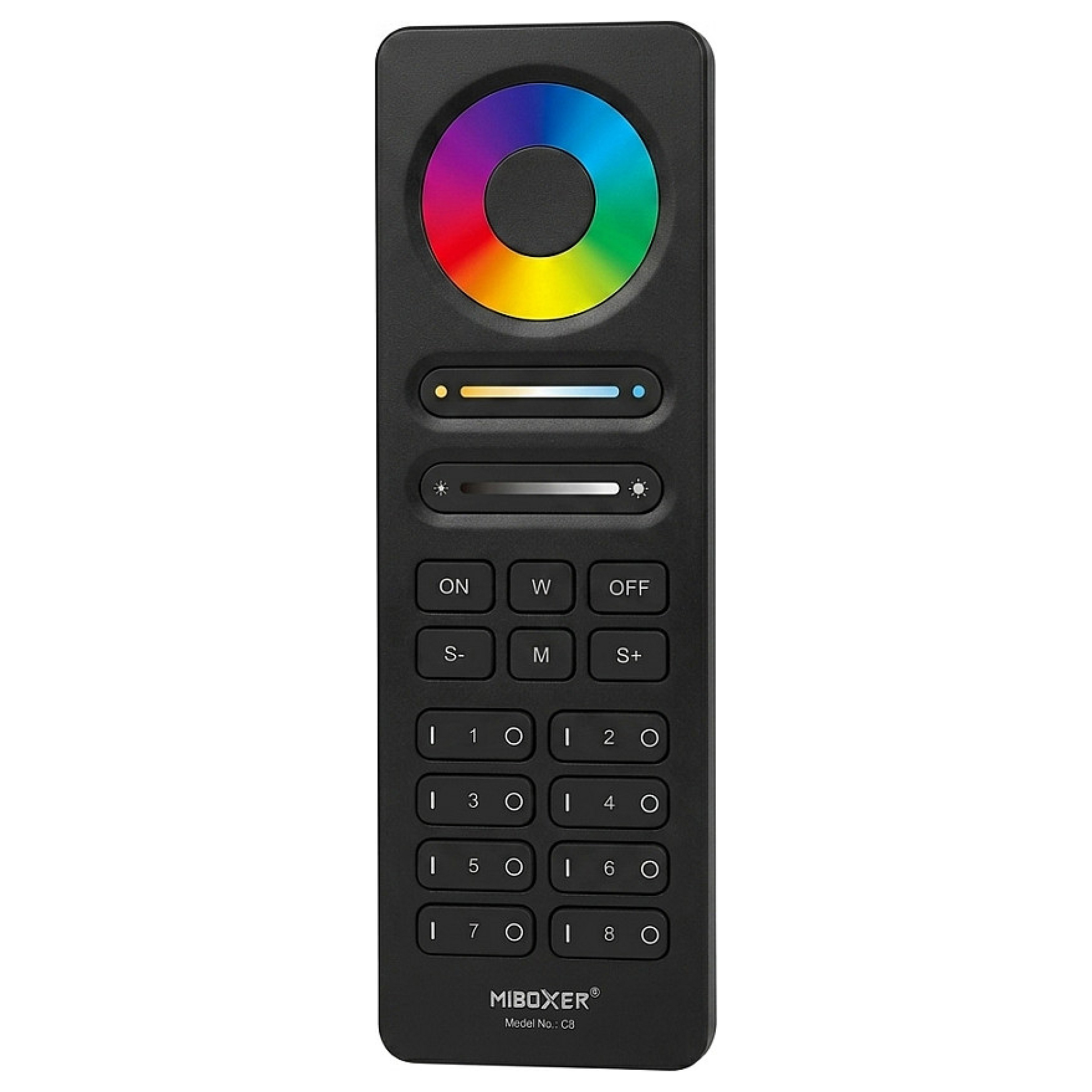 LED Fernbedienung 2,4GHz 8-Zonen-RGB+CCT (b) *Milight/Miboxer* Beleuchtung