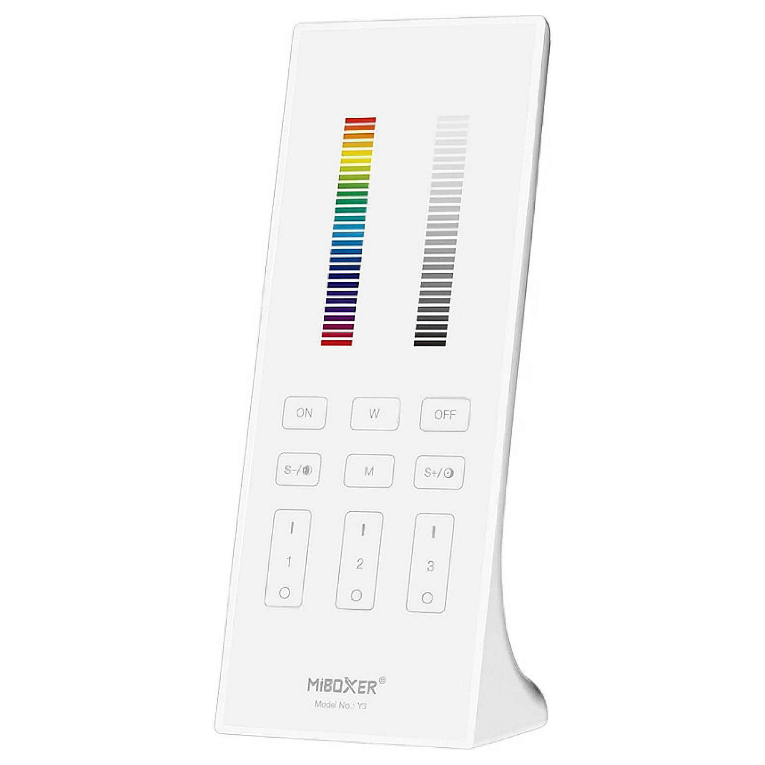 LED Fernbedienung 2,4GHz RGB-WW (RGB-CCT) 3 Zonen vertikal (w) *Milight/Miboxer* Beleuchtung