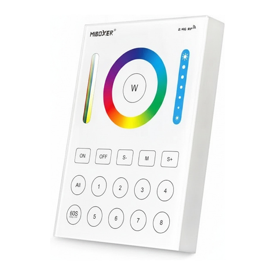 LED Fernbedienung Smart Panel RGB-WW (RGB-CCT) 8 Zonen *Milight/Miboxer* Beleuchtung
