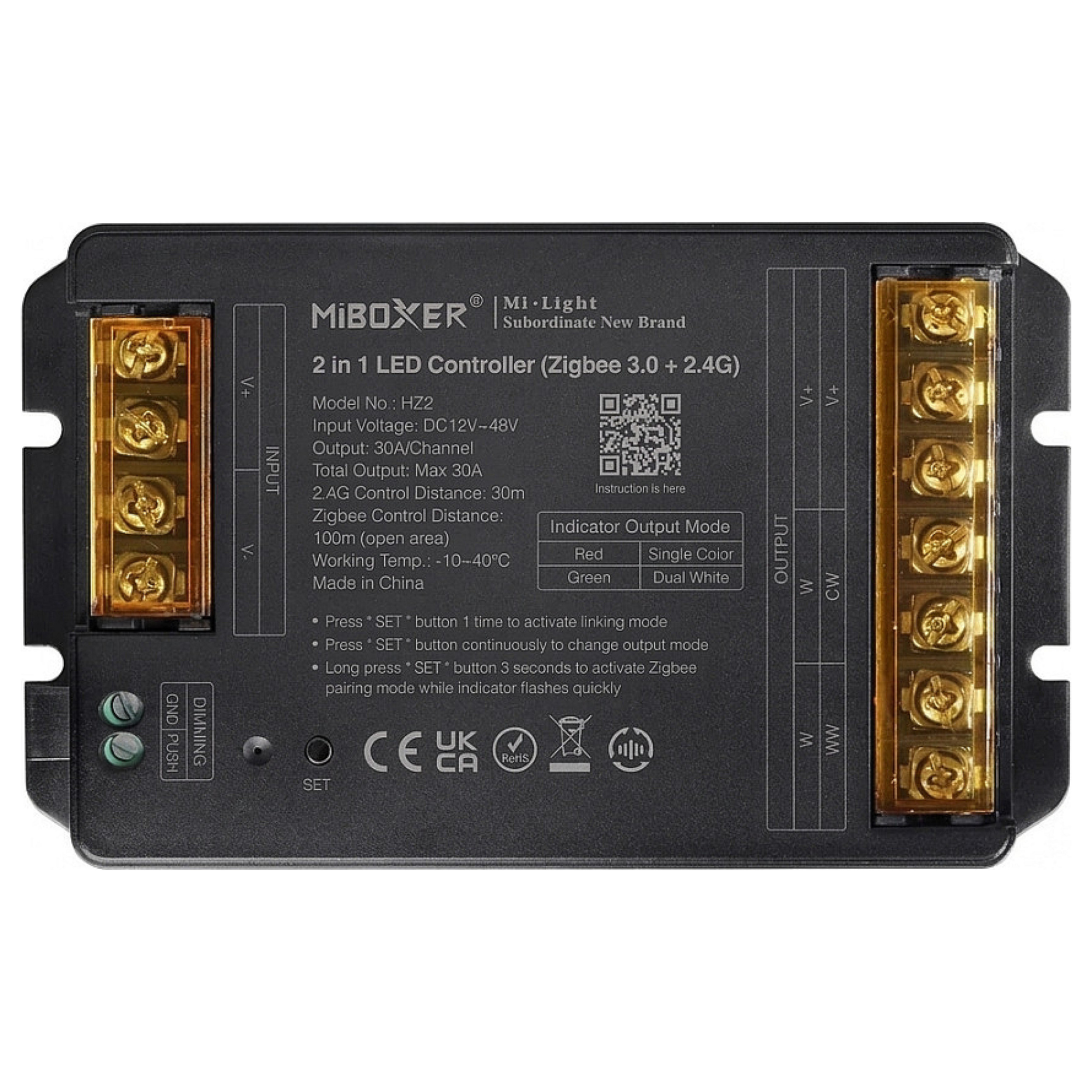 LED Controller HC-Serie 2in1 DC12~48V Zigbee 3.0+ 2.4G HP 30A*Milight/Miboxer* Beleuchtung