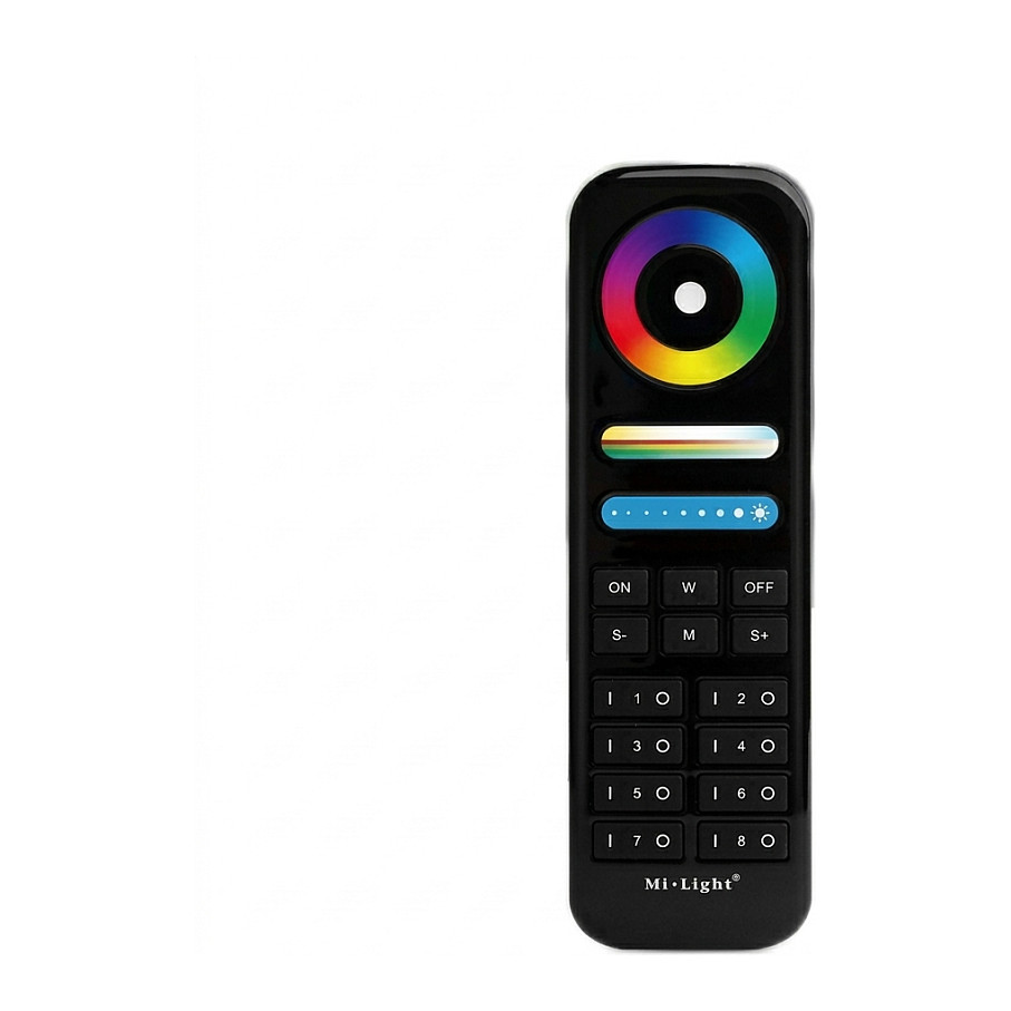LED Fernbedienung RGB-WW (RGB-CCT) 8 Zonen black *Milight/Miboxer* Beleuchtung