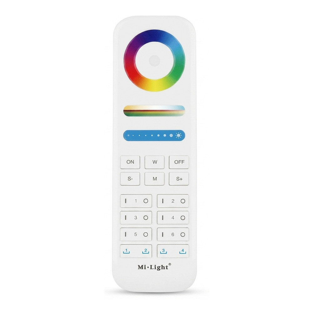 LED Fernbedienung RGB-WW (RGB-CCT) 6 Zonen + 2 Szenen *Milight/Miboxer* Beleuchtung