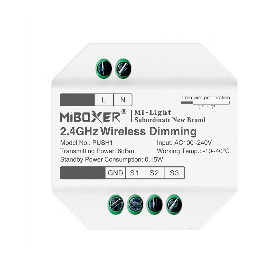 LED Dimmer Controller 2,4GHz wireless dim *Milight/Miboxer* Beleuchtung