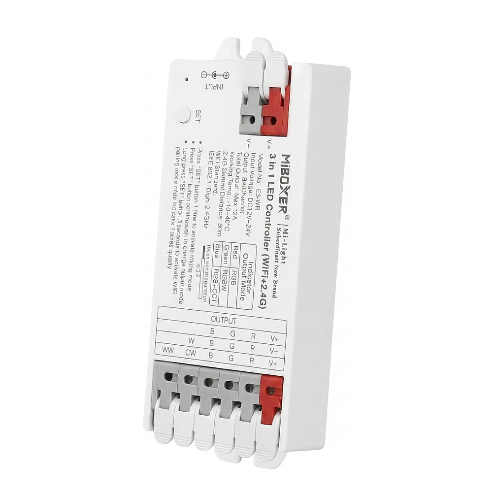 LED Controller E-Serie 3in1 (RGB/RGB-W/RGB+CCT) WLAN + 2,4G*Milight/Miboxer* Beleuchtung