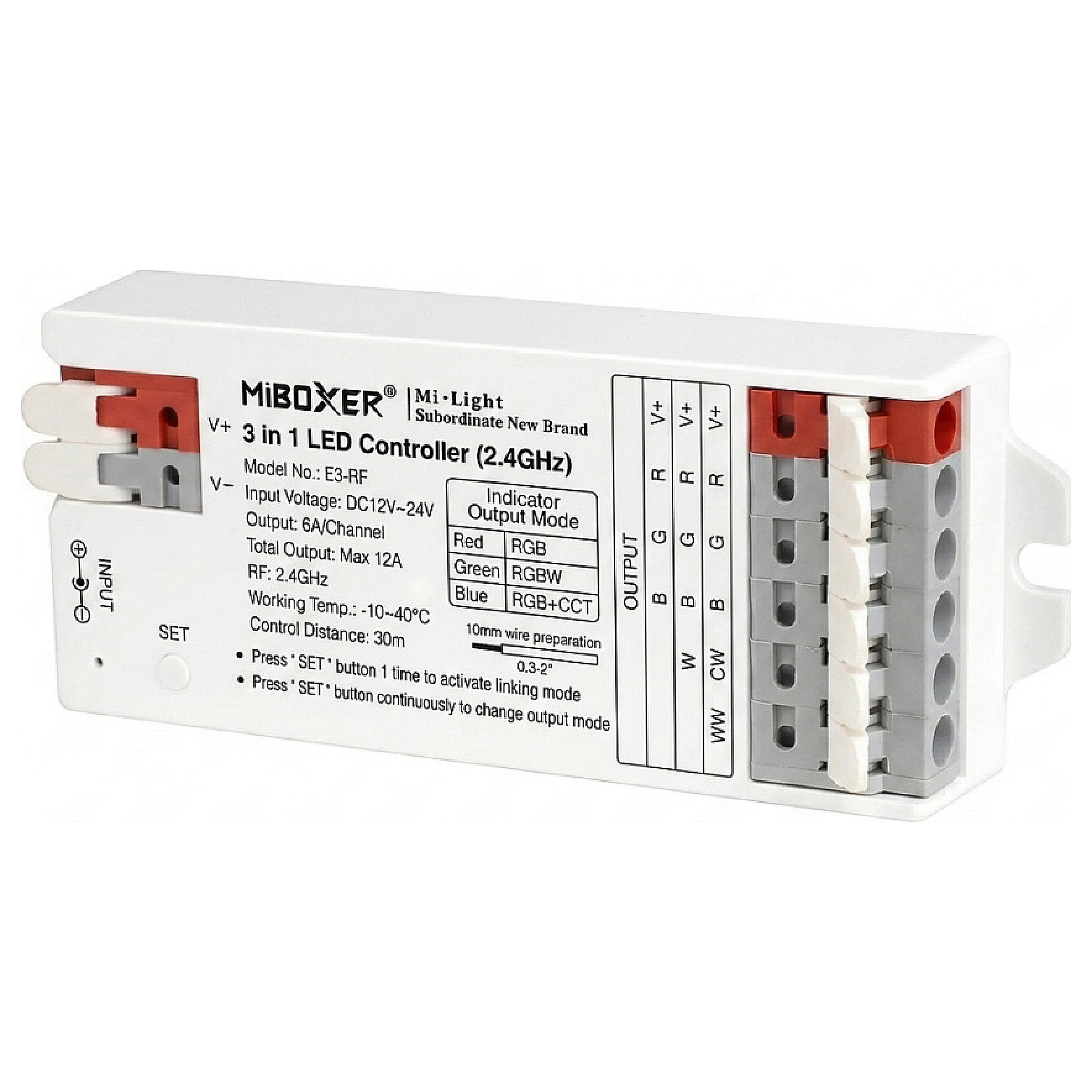 LED Controller E-Serie 3in1 (RGB/RGB-W/RGB+CCT) 2,4GHz*Milight/Miboxer* Beleuchtung