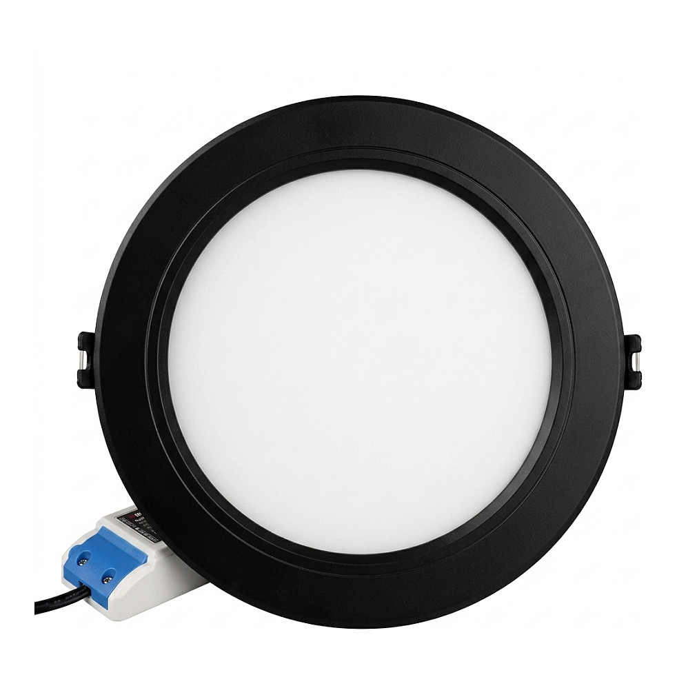 LED Panel Rund 6W RGB-WW mit Funk und WLAN schwarz *Milight/Miboxer* Beleuchtung