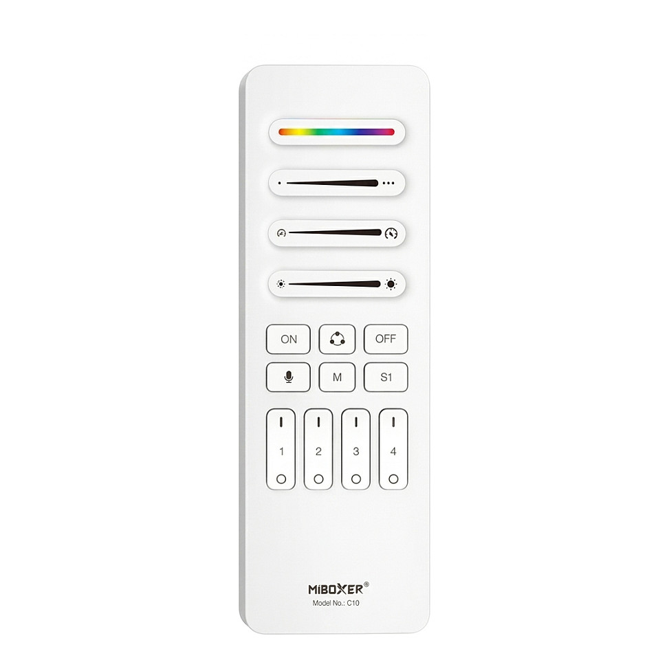 Pixel LED Fernbedienung SPI - Pixel 2,4GHz (RGB/RGB-W/RGB+CCT) 4 Zonen 4 Szenen *Milight/Miboxer* (w) Beleuchtung
