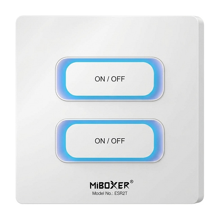 LED Fernbedienung 2 Gang Panel 2,4GHz Bewegungssensor + Dimm *Milight/Miboxer* (w) Beleuchtung