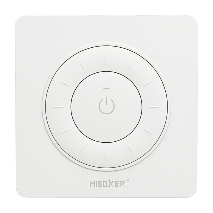 LED Fernbedienung Rotating Wheel Remote 2,4GHz (w) dual white (CCT) runde Ecken *Milight/Miboxer* Beleuchtung