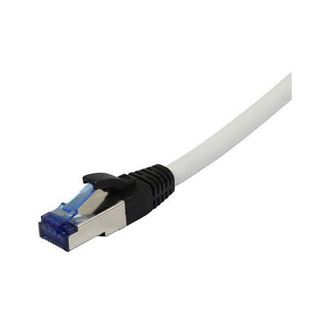 Synergy21 Patchkabel RJ45, CAT6A 500Mhz, 1,0m, weiss, S-STP(S/FTP), PUR(Superflex), Außen/Outdoor/Industrie, AWG26, Netzwerk