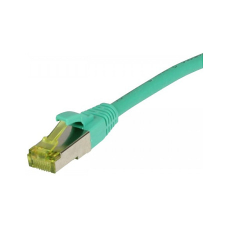 Synergy21 Patchkabel RJ45, CAT6A 500Mhz, 1,0m, grün, S-STP(S/FTP), TPE/LSZH(Ultraflex), AWG26, mit CAT7 Rohkabel, Netzwerk